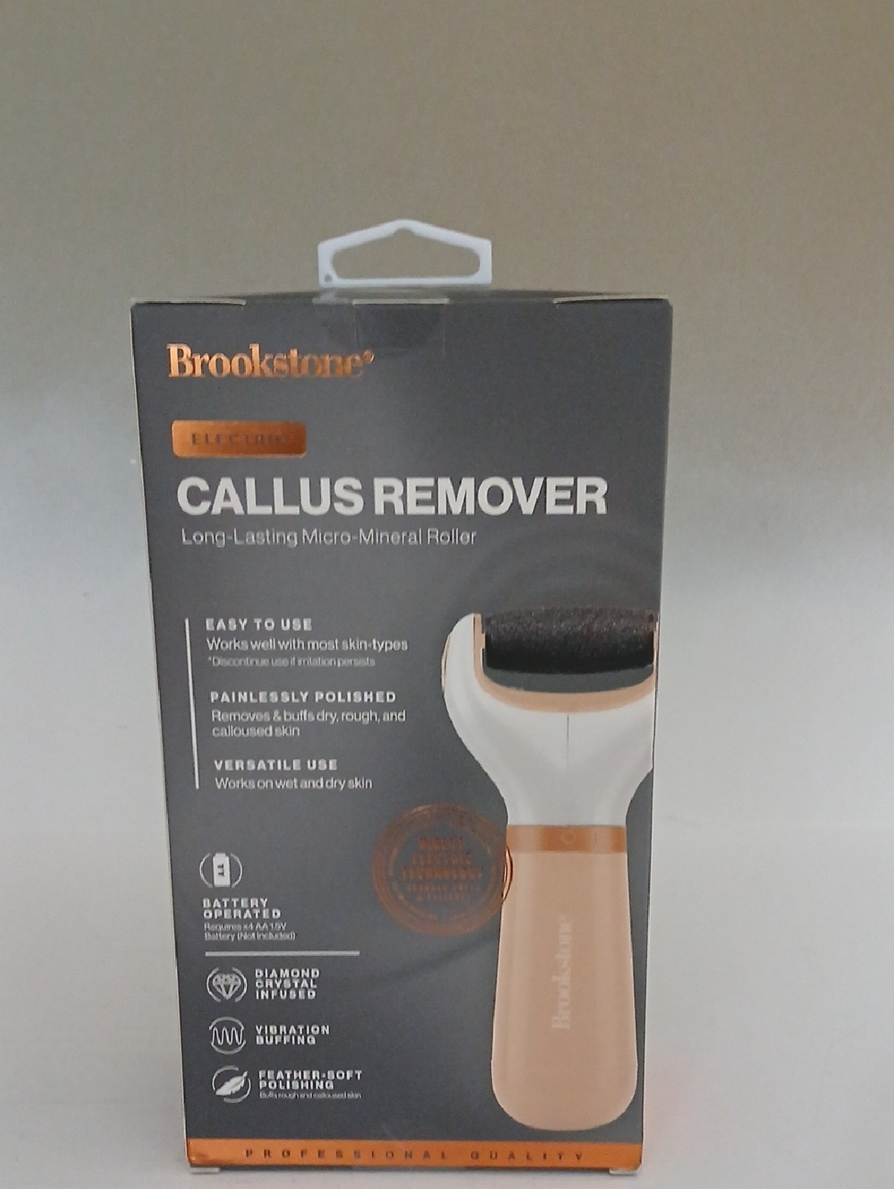 Brookstone Electric Callus Remover - Picture 2 of 2
